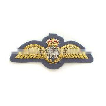 R.F.C.Hand Embroidery Wing Badge