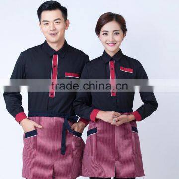 Custom Good Quality Elestic Pants Hotel Staff Uniform , Hotel Uniform Design for Waiter and Waitress photo-5