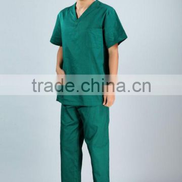 Dark Green Hospital Scrub Top and Pants