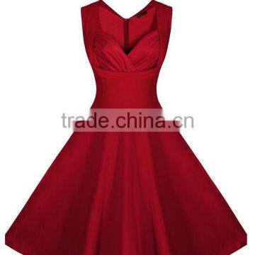 Walson Womens 50's Rockabilly Vintage Style Polka Dot Evening Party Tea Dresses Swing Skaters photo-2