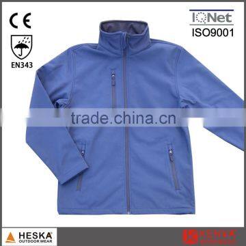 wholesale cheap outdoor jacket softshell bonded TPU and fleece 3 layer