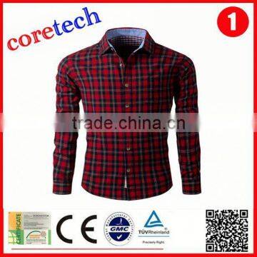 Wholesale Cotton Black and Red Check Shirt Factory photo-2