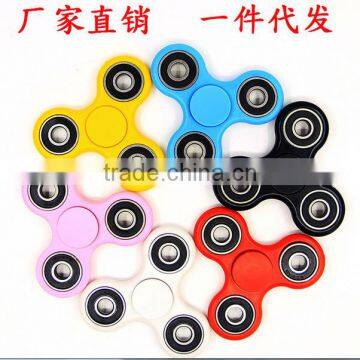 2017 Hot New Product Triangle Plastic Fidget Toy Skate Bearings Finger Fidget Spinner For Kids For People photo-6