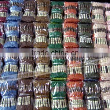 100% Egyptian Long Fibre Cotton 12 Pieces Cross Stitch Thread