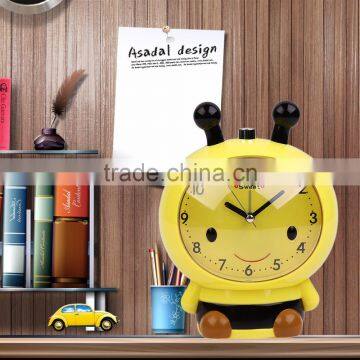Little Bee Style Sweet Silent Alarm Clock Fashion Personality Lazy Gift For Student Children Alarm Clock Near Bed Necessary photo-2