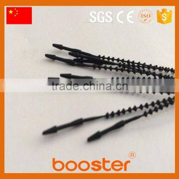 3'' Black Plastic Pearl Tie photo-2