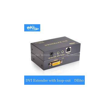 DVI Extender 60m Over CAT5/6 With Local Loop-out Function photo-2