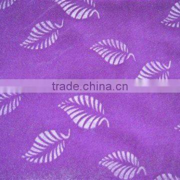 100% polyester embossed velvet fabric for garment