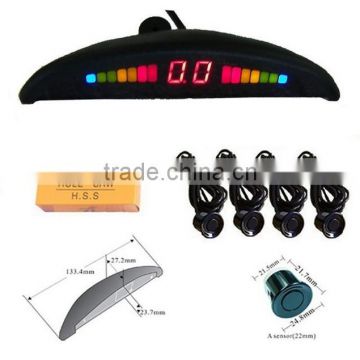 4 STEP LED Display car wreless parking sensor backup radar 4 sensors