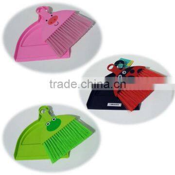 Plastic Hand Broom With Dust Pan, Mini Plastic Broom With Dust Pan