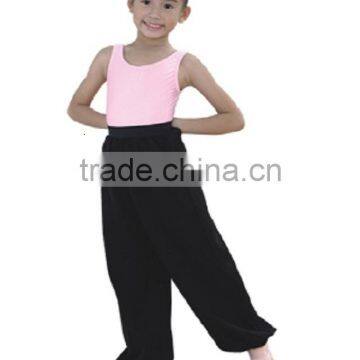 Child rounded jazz pants. Long jazz pants.