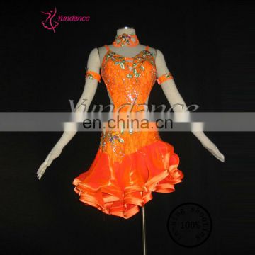 L-1142 ladies' latin ballroom competition dance wear