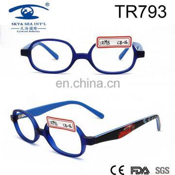 Top quality cartoon boys tr90 Kids Eyeglasses Frame for girls