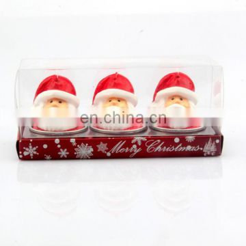 3 pcs Merry Christmas candle ,Santa Claus candle for celebration party