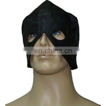 HMB-577A LEATHER MASK COSTUME HALLOWEEN CLUB HOODS