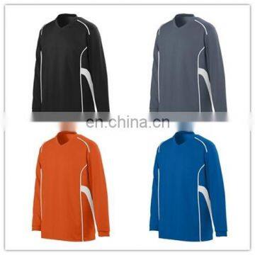 sublimation custom made long sleeve sports tops / fitness wear