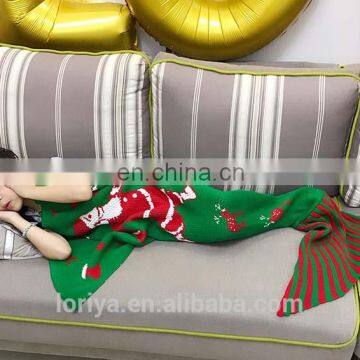 Handmade Pretty Mermaid Tail Blanket Must-have Christmas Gifts Adults and Kids Sleeping Bags Warm Mermaid Blanket in Winter photo-3