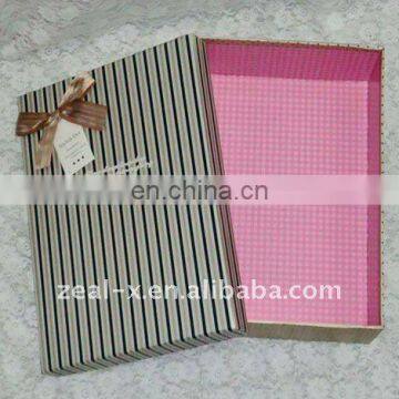 Good quality original fashion box for gift box with design logo