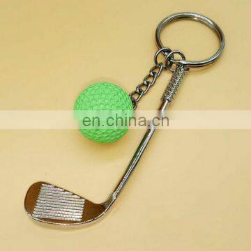 Newest Popular Sports Goods Keychain Candy Color Golf Ball Keychain photo-4