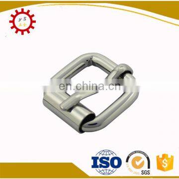 Silver Roller Plain Pin Belt Buckle