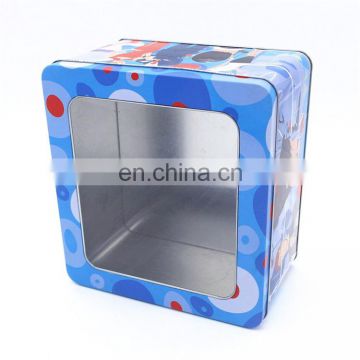 Tin Box With Window, Clear Top Tin Box, Metal Cosmetic Box photo-2