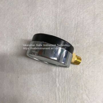 63mm 0.25 Mpa Bottom Connection Acetylene Pressure Gauge