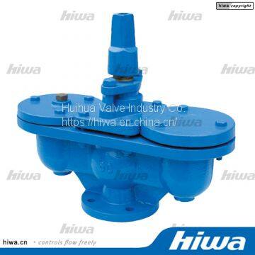 Double orifice air release valves