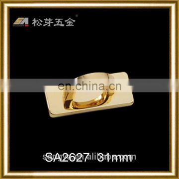 Fashionable Gold Plated Metal Accessory For Ladies Bag, Custom Gold metal Arch Bridge For Bags, Zinc Alloy Metal Fitting