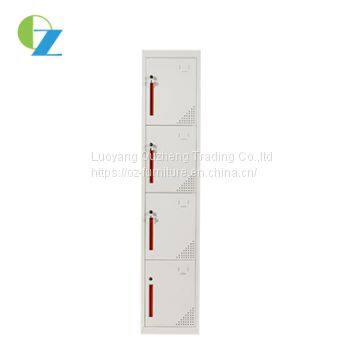 Workstation Factory Staff Clothes or Shoes Storage Cabinet With 4 Doors Hanging Clothes Metal Locker photo-4