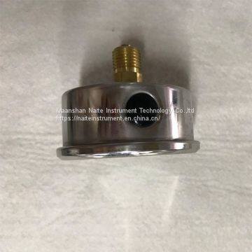 304 High Quality Glycerin Bottom Connector Pressure Gauge