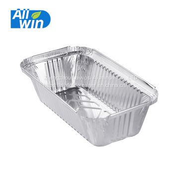 Small aluminum container foil pan disposable aluminum foil patty baking pan