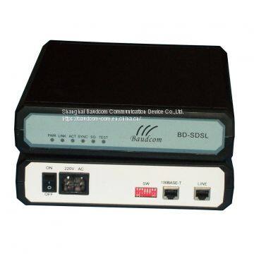 2-wire 2.3Mbps Ethernet bridge SDSL modem