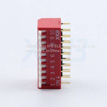 2.54 Pitch Pin Type Wave Soldering DIP Switch photo-2