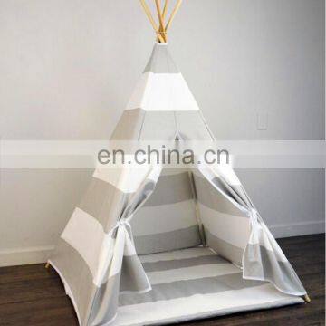 Hot products trailer stripe teepee kid play outdoor teepee tent