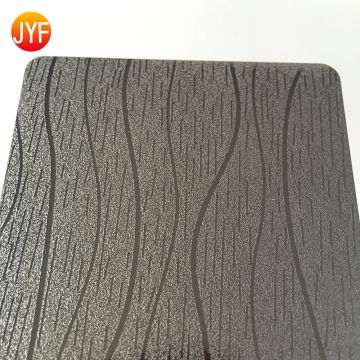 Jyfa408 Embossed Color 304 Stainless Steel Sheet For Exterior Decoration