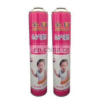 Insecticide spray aerosol tin can for insecticide spray empty