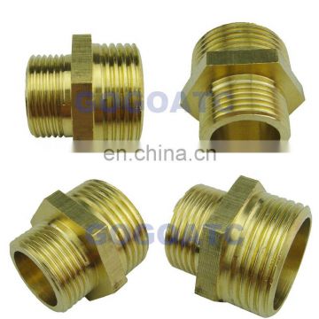 Brass hydraulic hose fitting redcuing adapter male 3/4 1 inch 1-1/2 to 2 inch union fast connector water metal joint for pipe