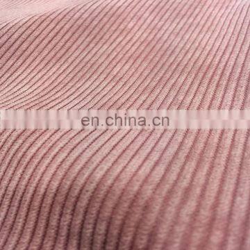 Good Drapery Solid Dyed Polyester Polyamide 8 Wale Corduroy Fabric for Jacket/pillow/trousers photo-4