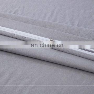 London Bedding Gray Pure Plaid Full Queen 100% Cotton Duvet Cover Set With Zipper photo-5