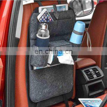 New Design light grey Felt Car backseat Organizer