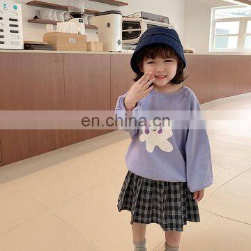 6827 Spring New Custom Kids Girl Cute t Shirt Cartoon Printing Shirt Top