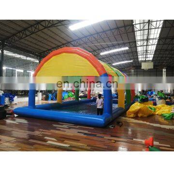 Hot sale!!! High quality inflatable pool with tent for kids and adult