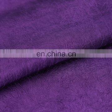 Acetate Purple Lustrous Crushed Satin Fabric