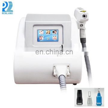 New model nd yag laser handle with infrared aim beauty machine for tattoo removal