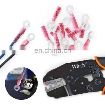 Hampool Full Size Rohs 250pcs Solder Seal Heat Shrink Terminal Kit photo-7