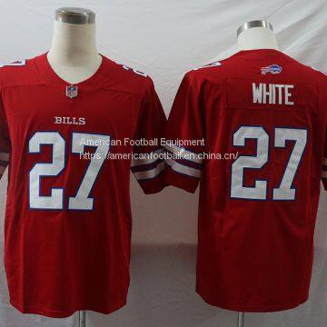 Buffalo Bills #27 White Red Jersey