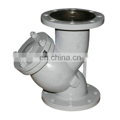 Bundor DIN Ductile Iron y Type Strainer Supplier PN16 Flanged End Water Y Strainer Price photo-2