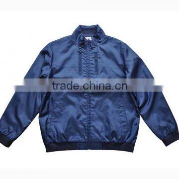 waterproof polyester plain windbreaker jacket