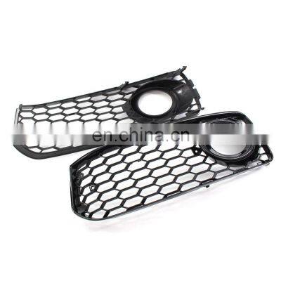 Car Parts For Audi A5 S-Line S5 B8 RS5 Style Honeycomb Fog Light Lamp Cover photo-2