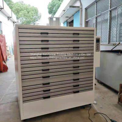 Horizontal Silk Screen Printing Frame Drying Cabinet With Mesh Dryer High Quality Oriented Plate Silk Screen Frame Dryer photo-2